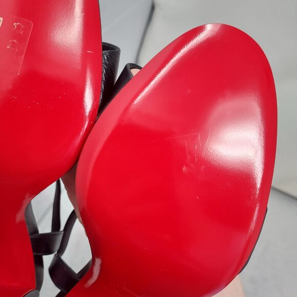 Christian Louboutin Black Miss Jane Sandal - Picture 8 of 11
